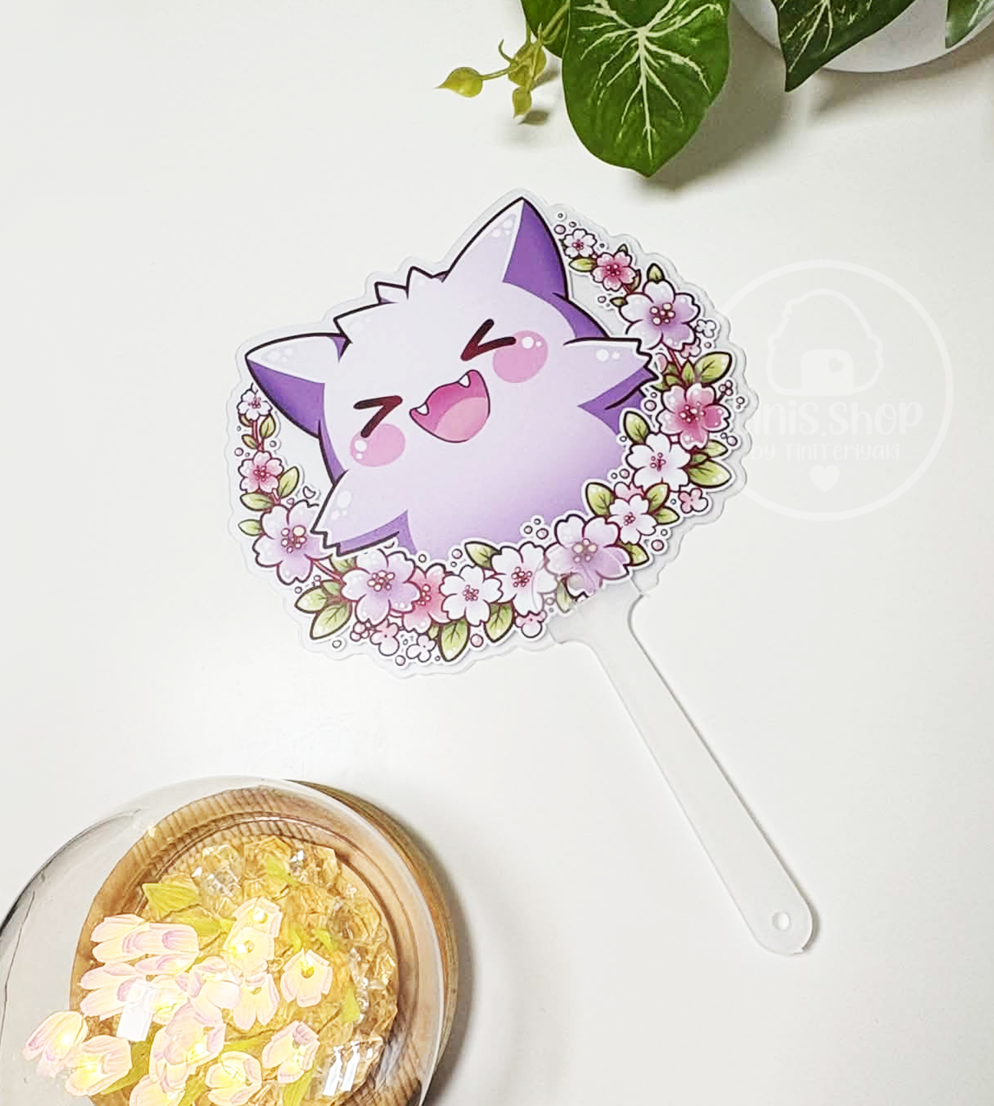 Lila Geist Sakura Collection - Fächer