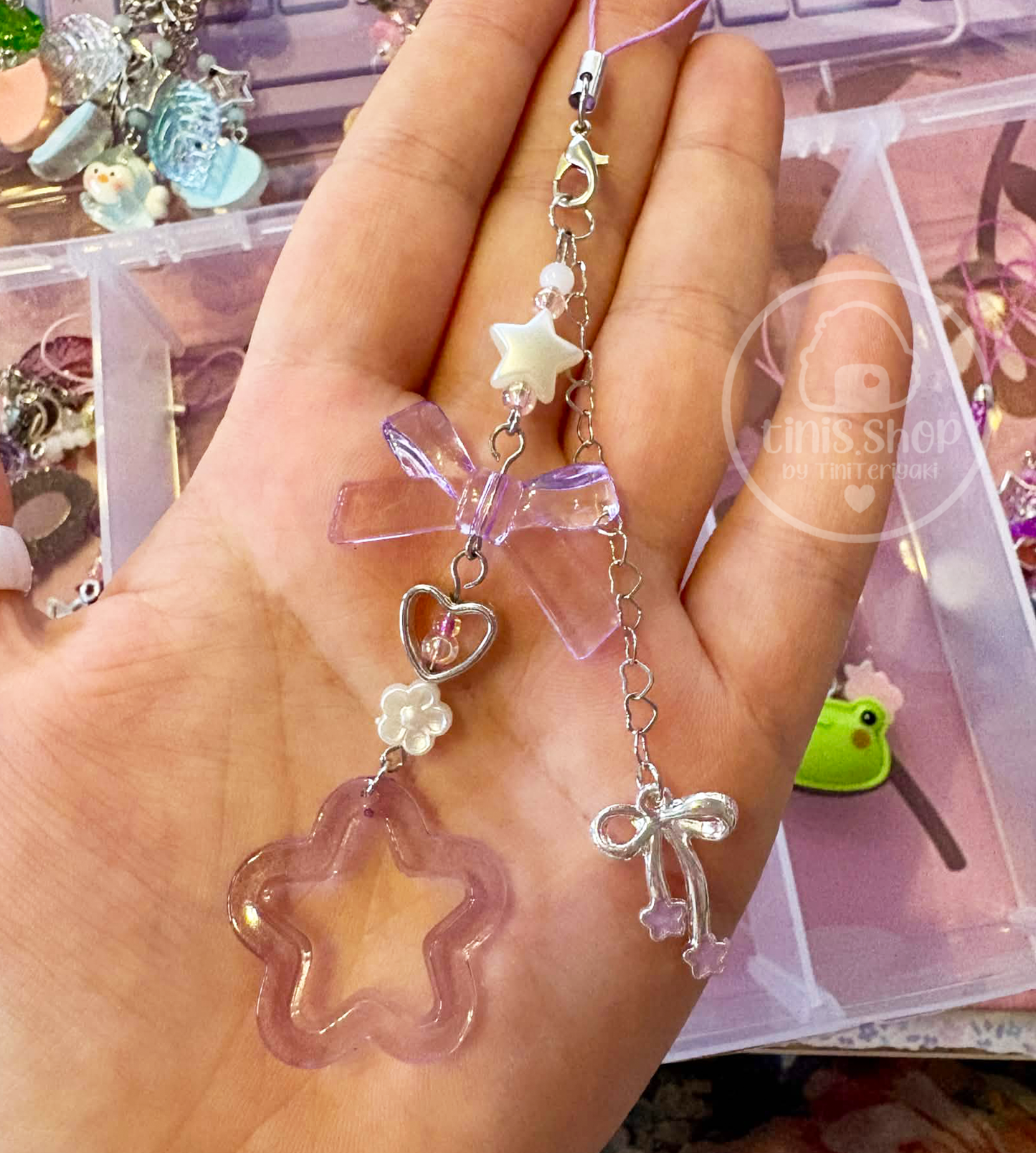 Lila Schleifchen Anhänger - PREORDER