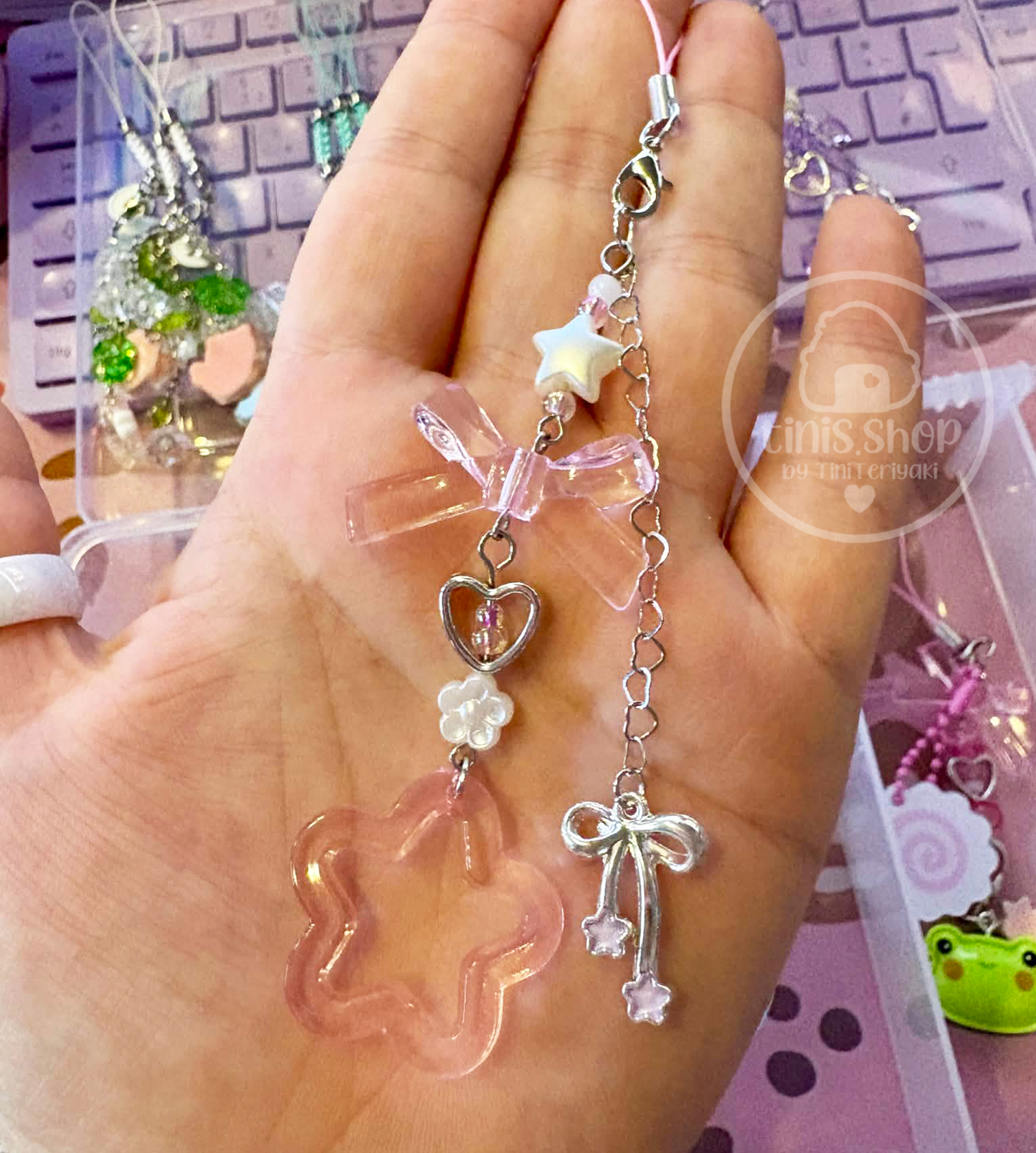 Rosa Schleifchen Anhänger - PREORDER