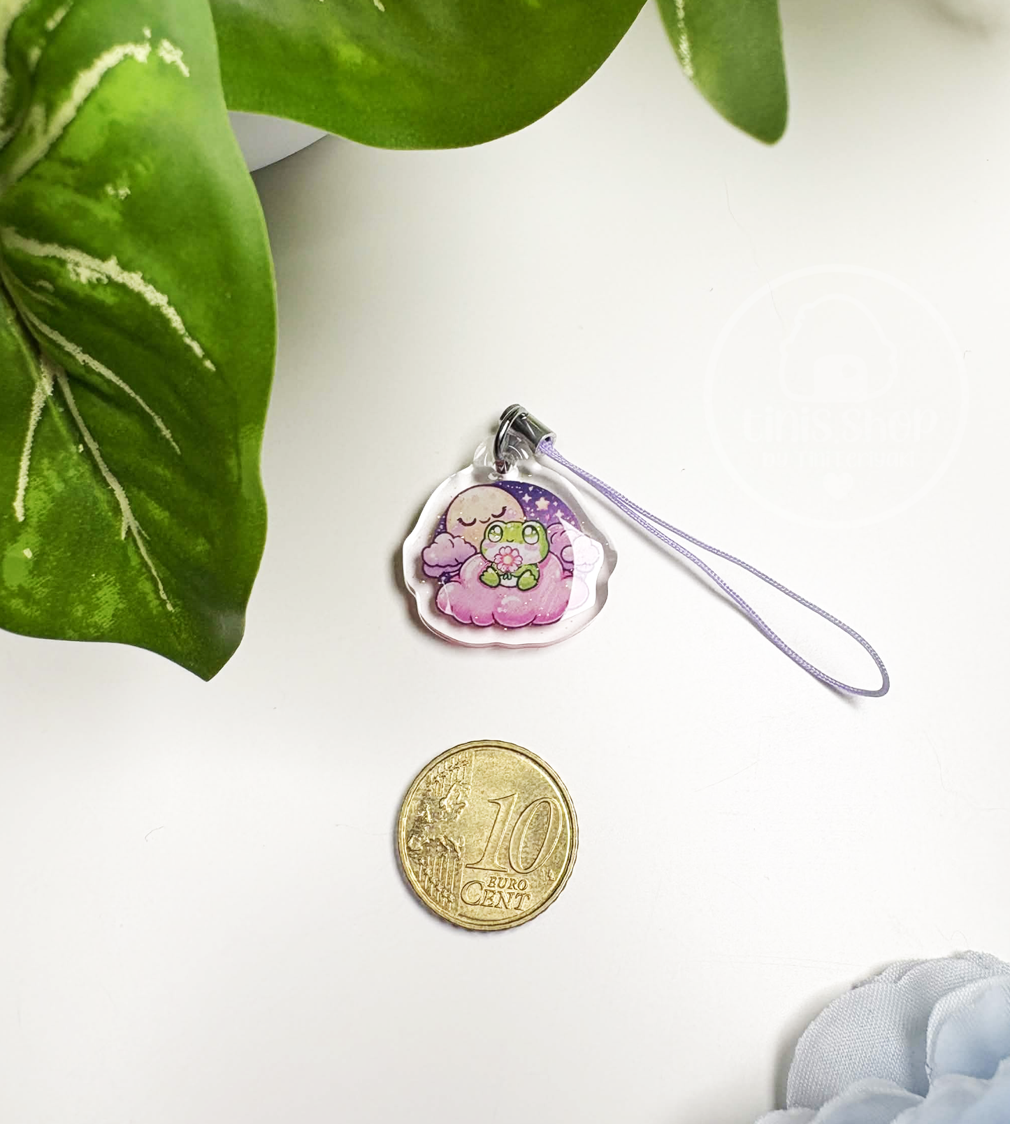 Froschi Mond - Phone Charm Lila
