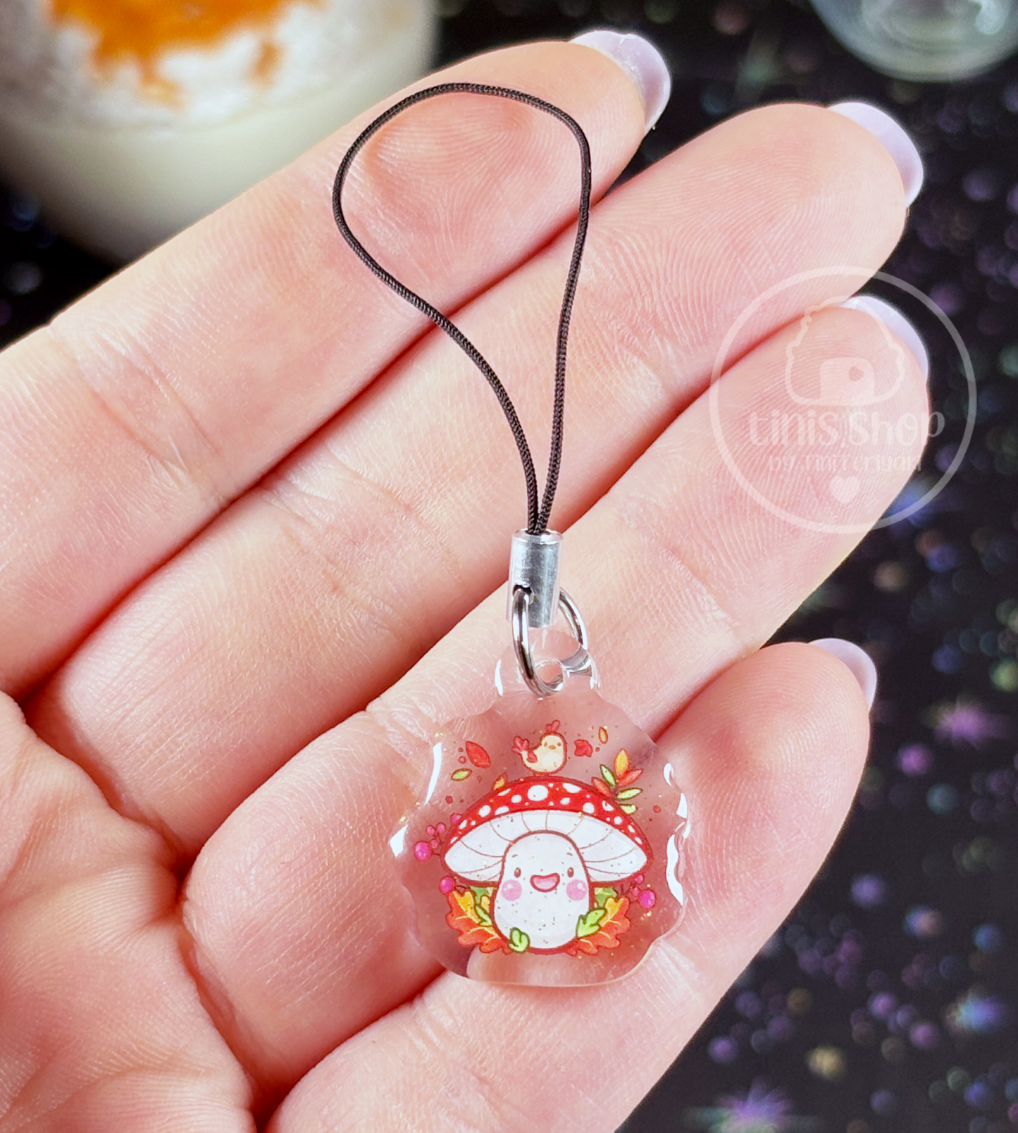 Vogelpilz - Phone Charm