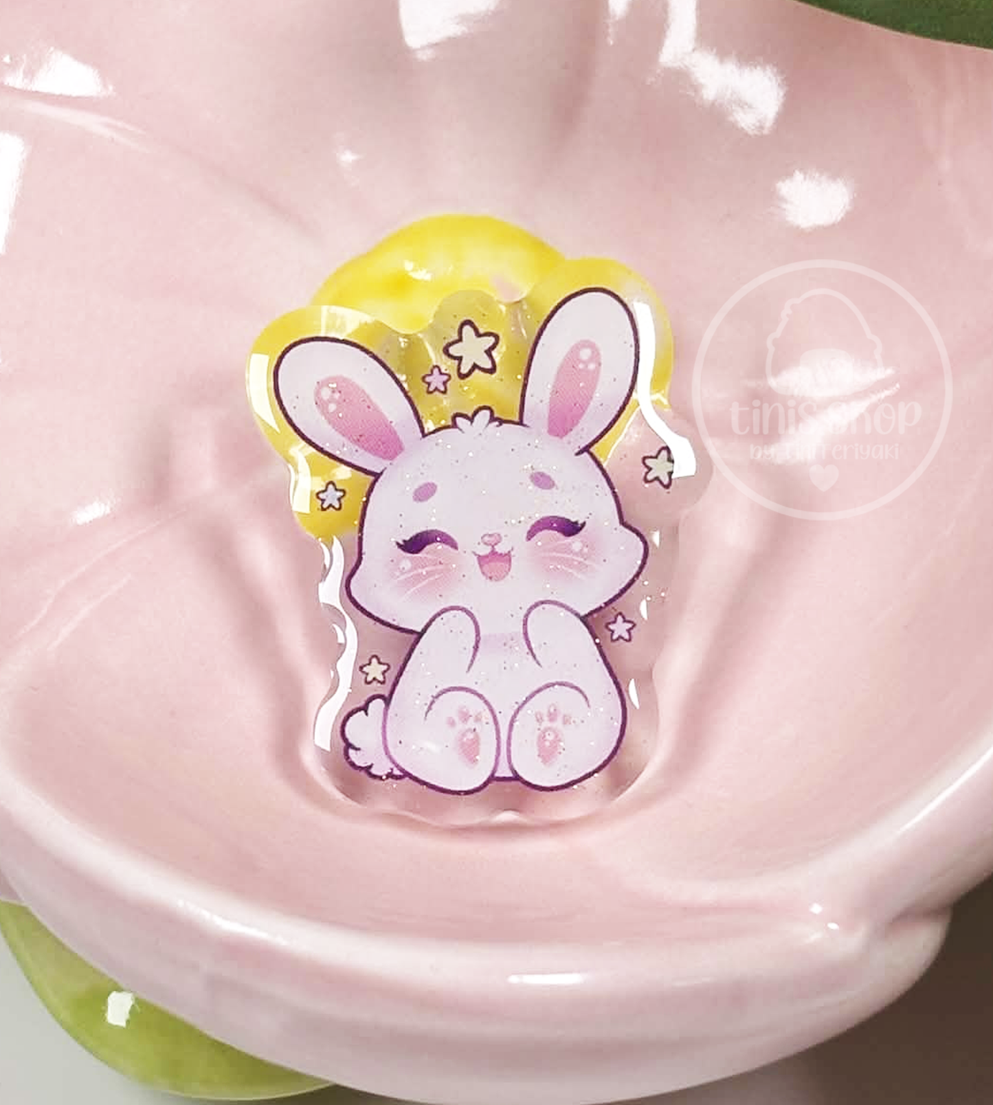 Häschen Sterne - Acrylic Pin