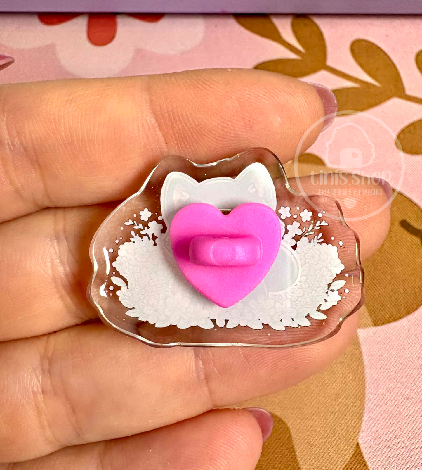 Shiba Sakura - Acrylic Pin