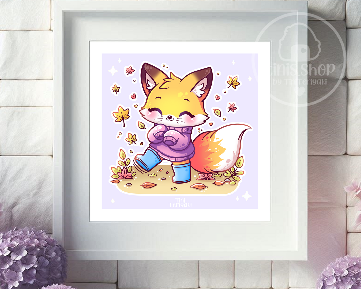 Fuchs im Herbst - Art Print