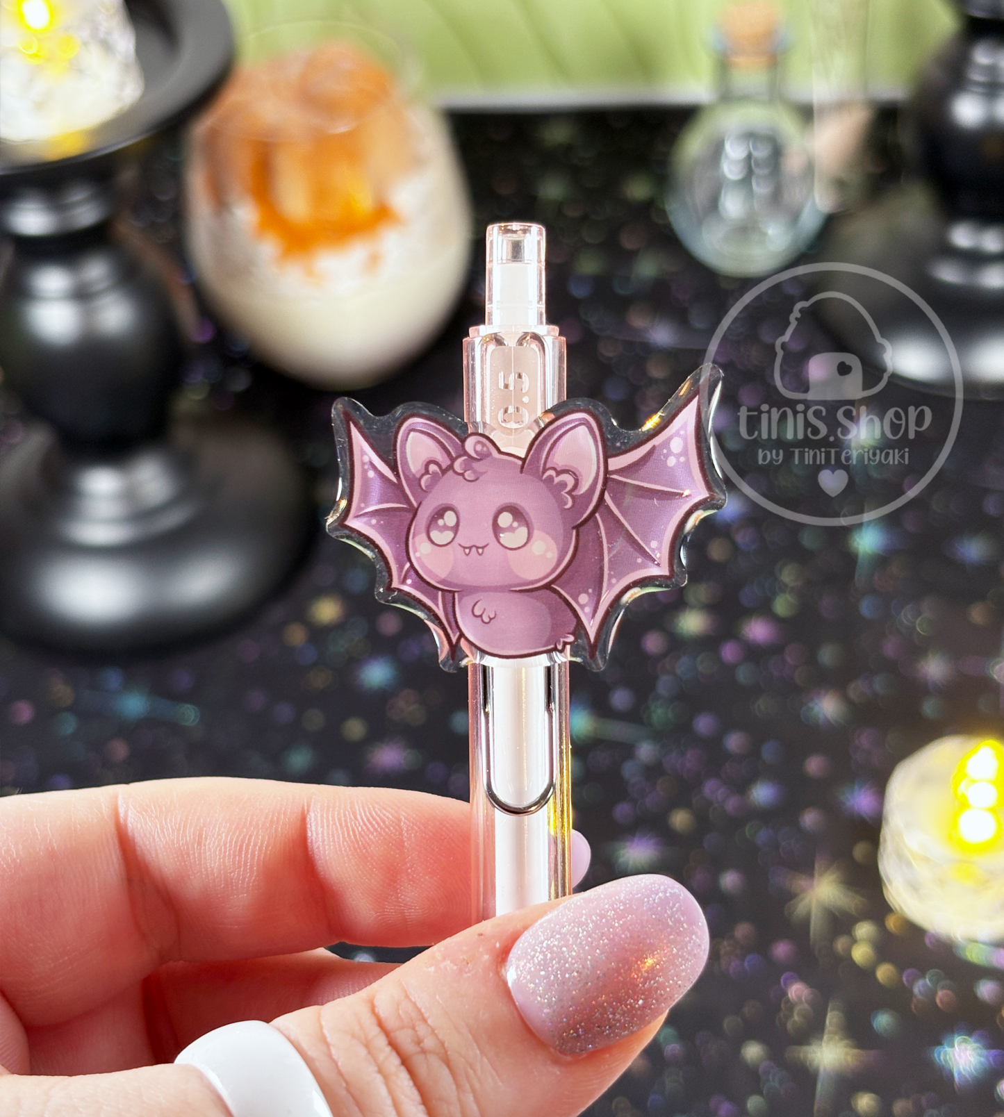 Fledermaus - Stift rosa