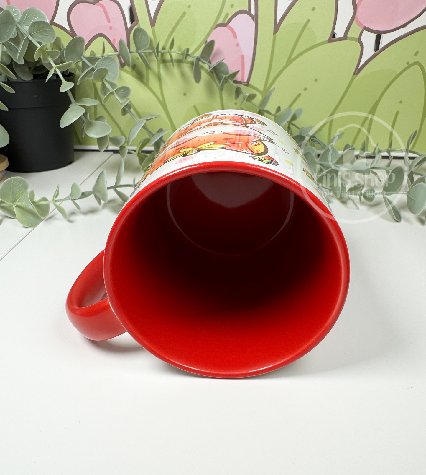 Erdbeerkatze - Tasse