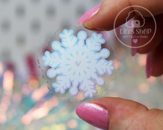 Schneeflocke - Acrylic Pin