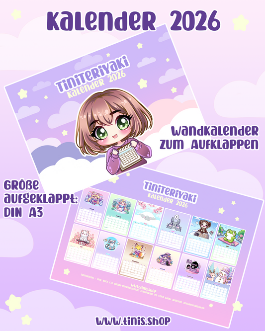 Kalender 2026 TiniTeriyaki