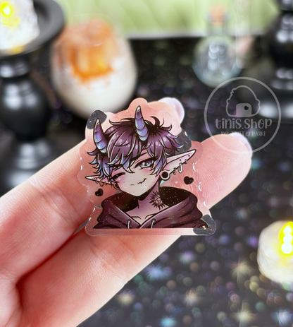 Daemon - Acrylic Pin