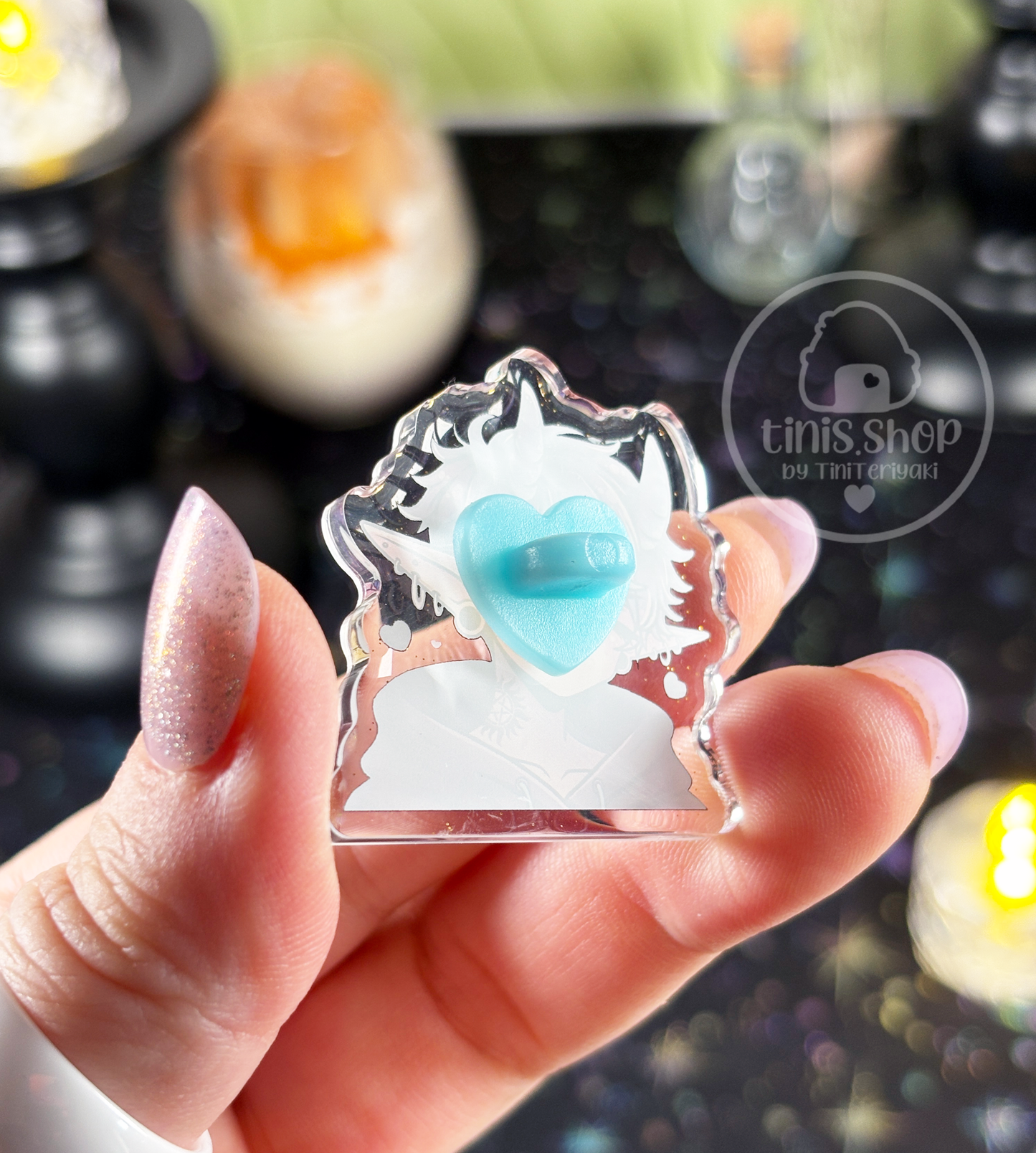 Daemon - Acrylic Pin