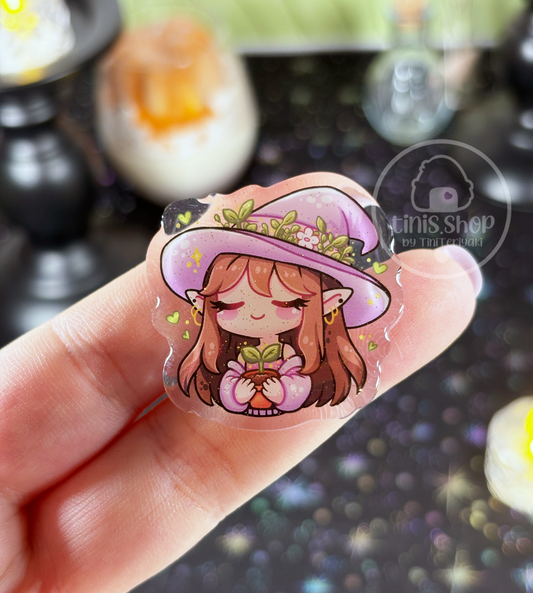 Gartenhexe - Acrylic Pin
