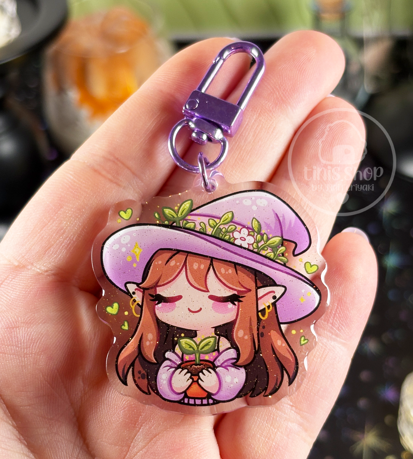 Gartenhexe - Schlüsselanhänger