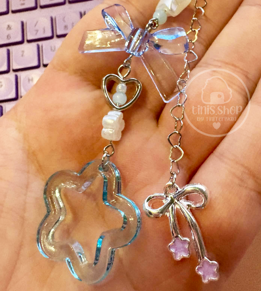 Blauer Schleifchen Anhänger - PREORDER