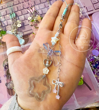 Blauer Schleifchen Anhänger - PREORDER