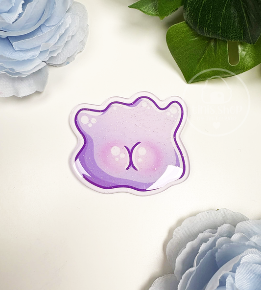 Lila Pudding Back - Magnet