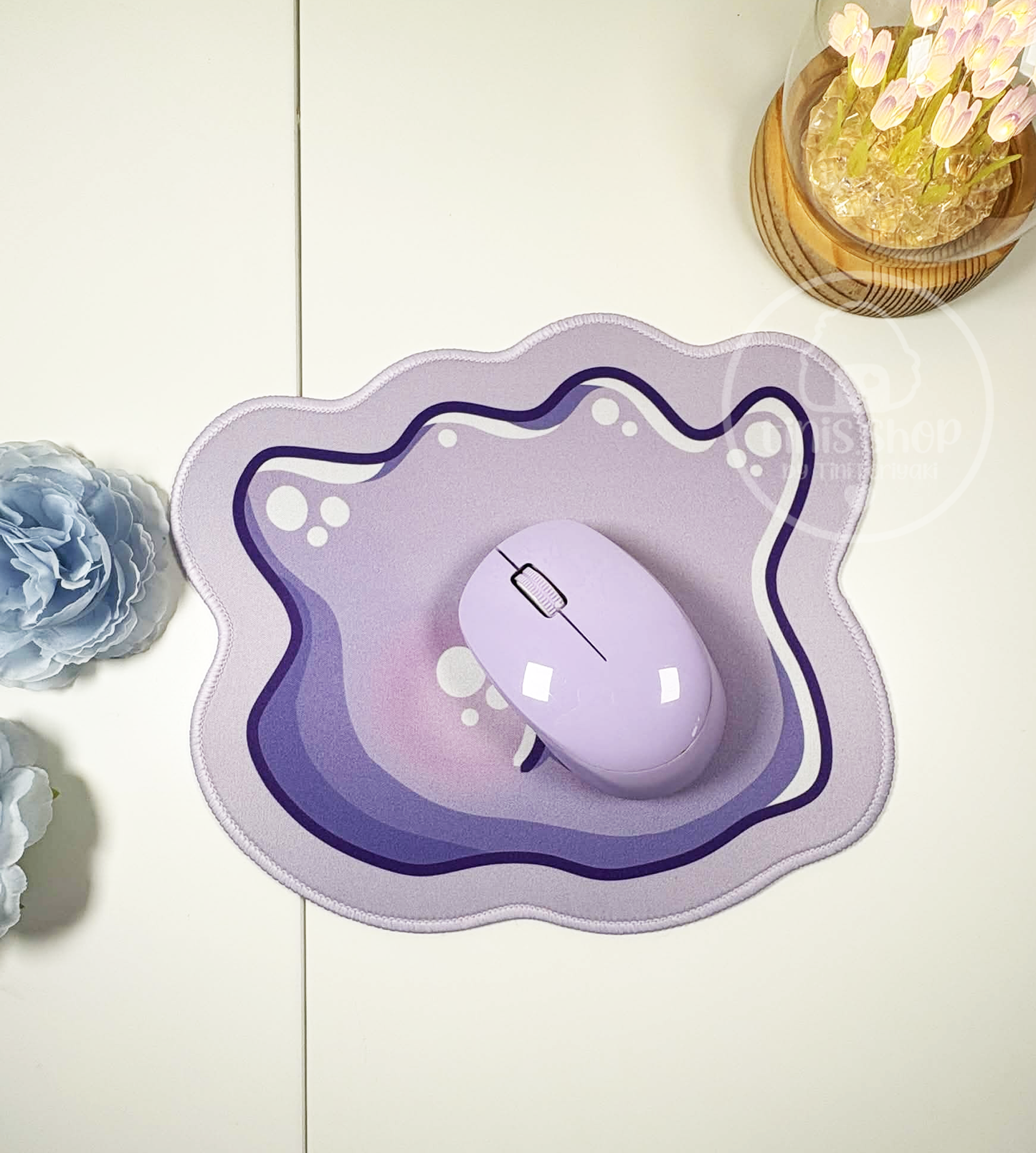 Lila Pudding Back - Mauspad
