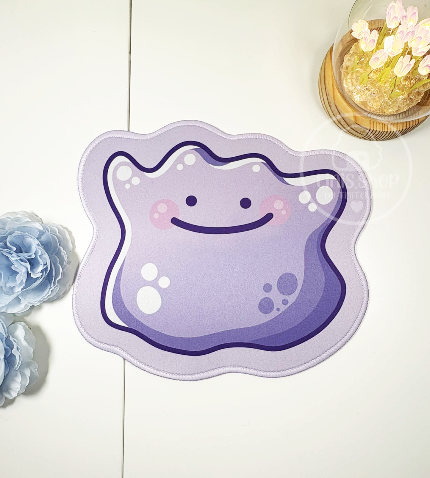 Lila Pudding Front - Mauspad