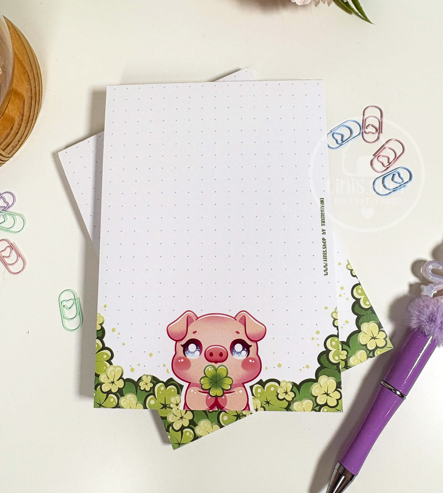 Schweinchen Glück - Notizblock A6