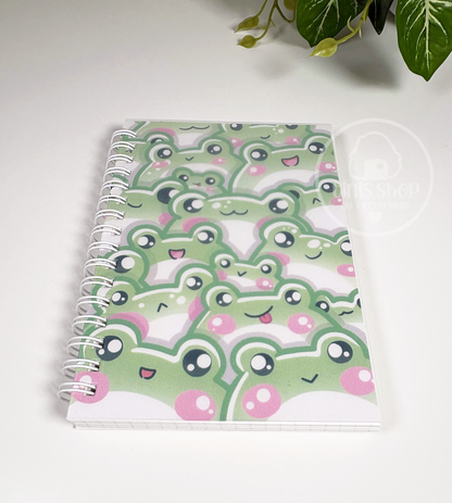 Froschis - Notizbuch A6 kariert