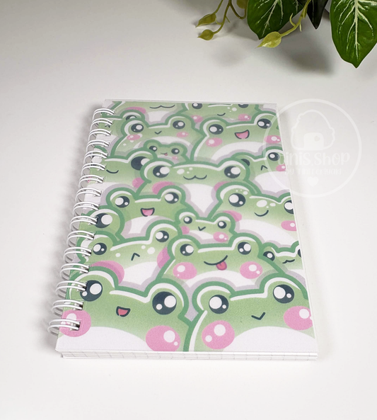 Froschis - Notizbuch A6 kariert