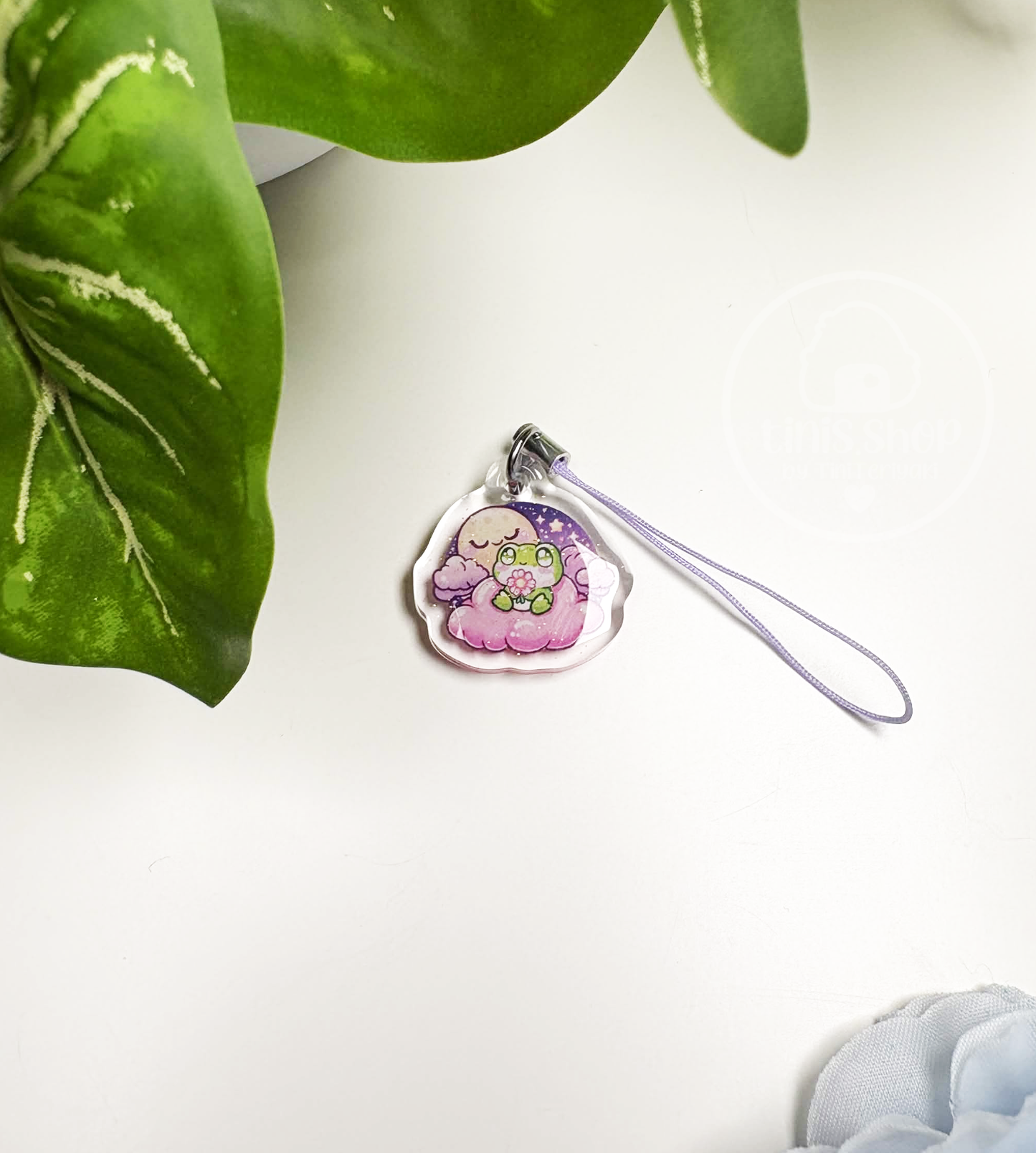 Froschi Mond - Phone Charm Lila