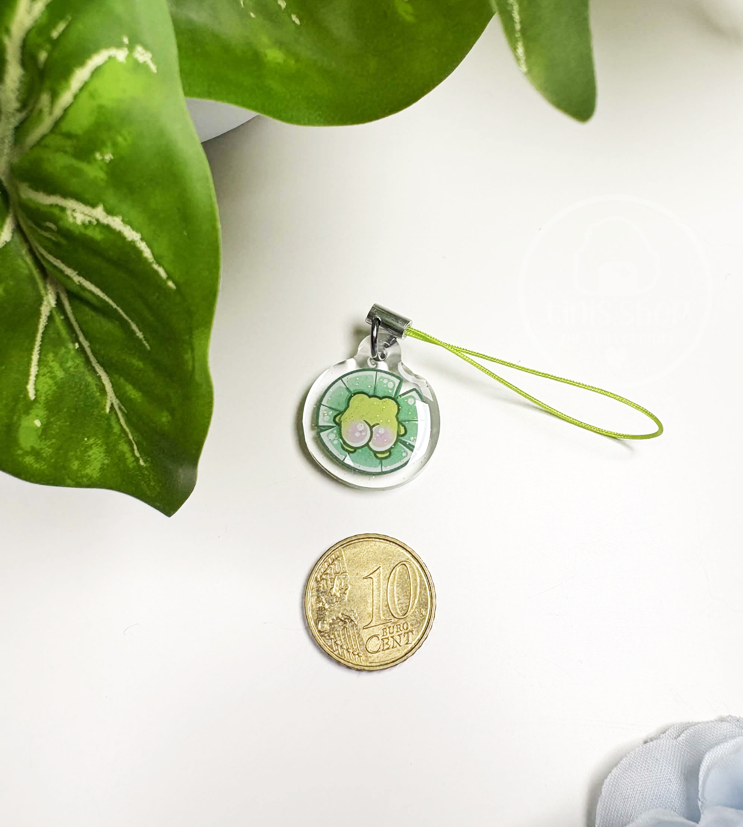 Froschpopo - Phone Charm Grün