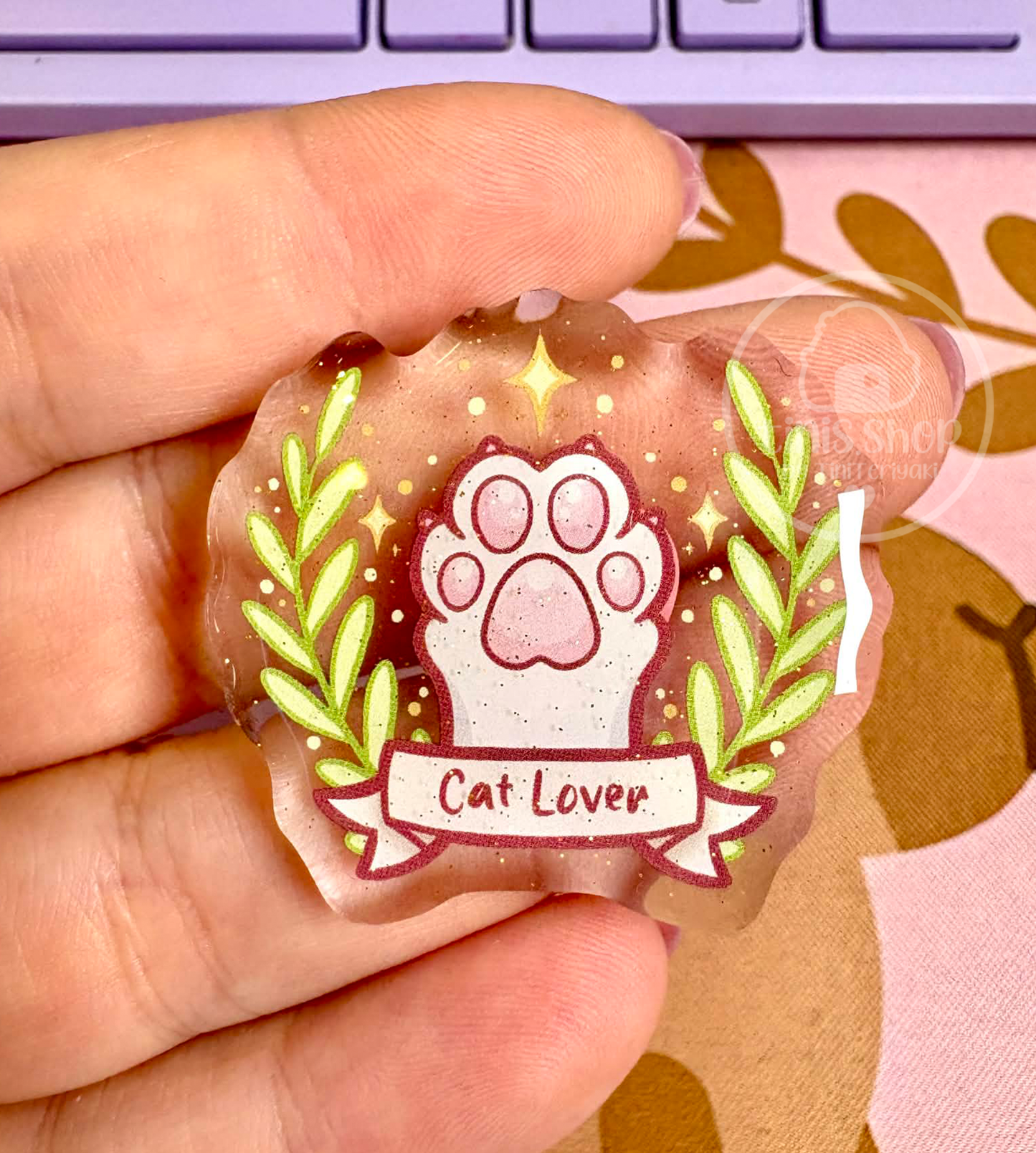 Cat Lover - Acrylic Pin