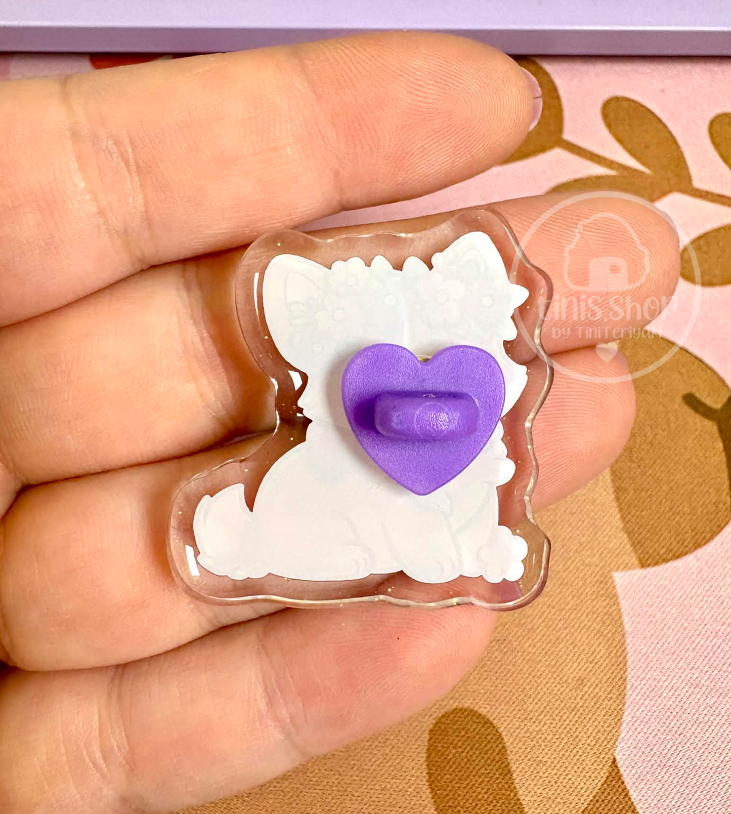Corgi - Acrylic Pin
