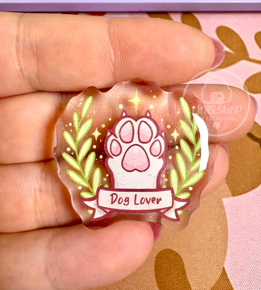 Dog Lover - Acrylic Pin