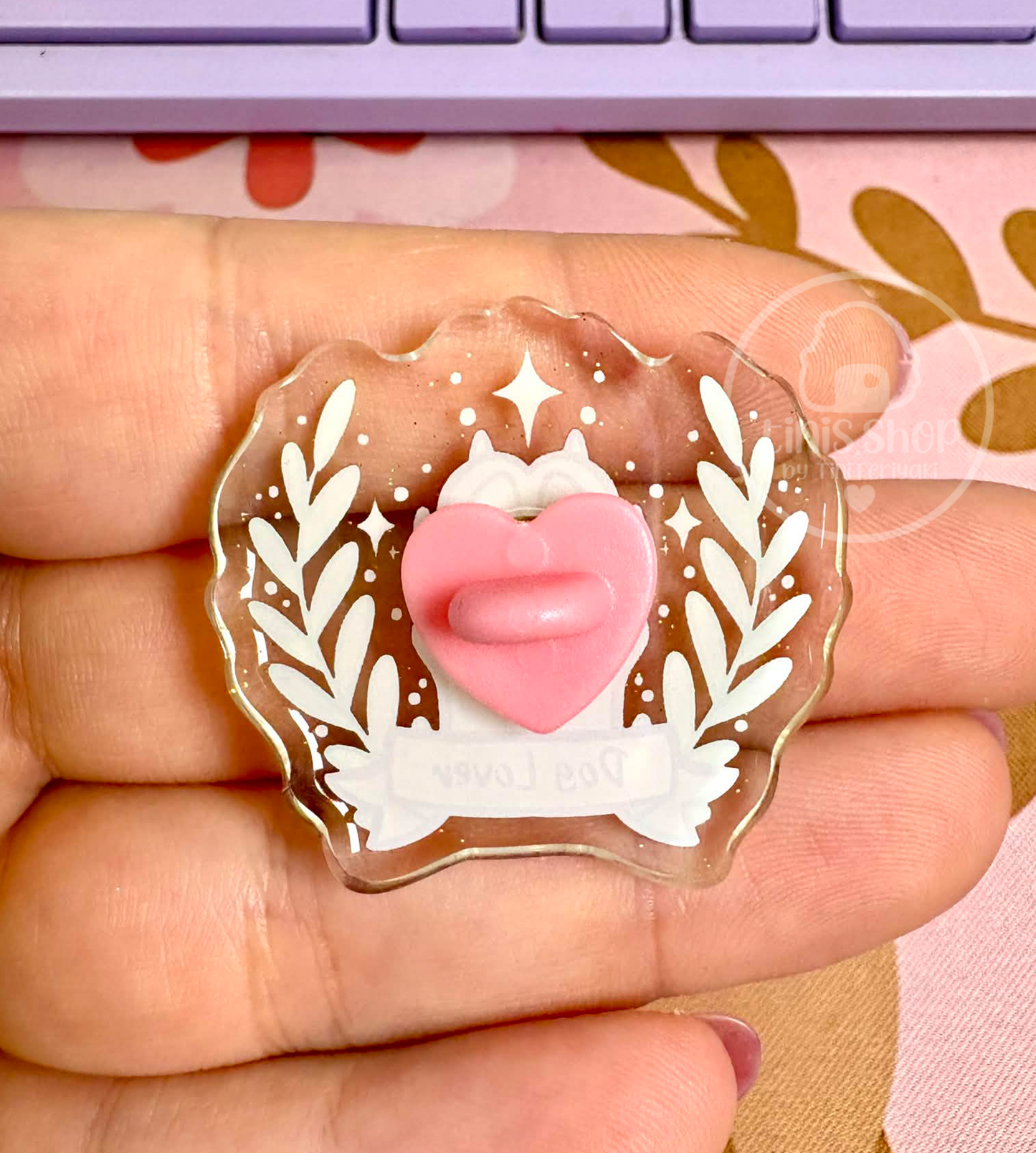 Dog Lover - Acrylic Pin