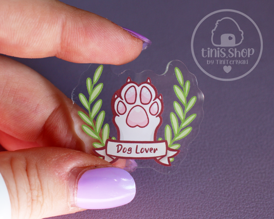 Dog Lover - Acrylic Pin