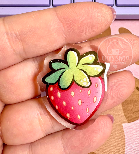 Erdbeere - Acrylic Pin
