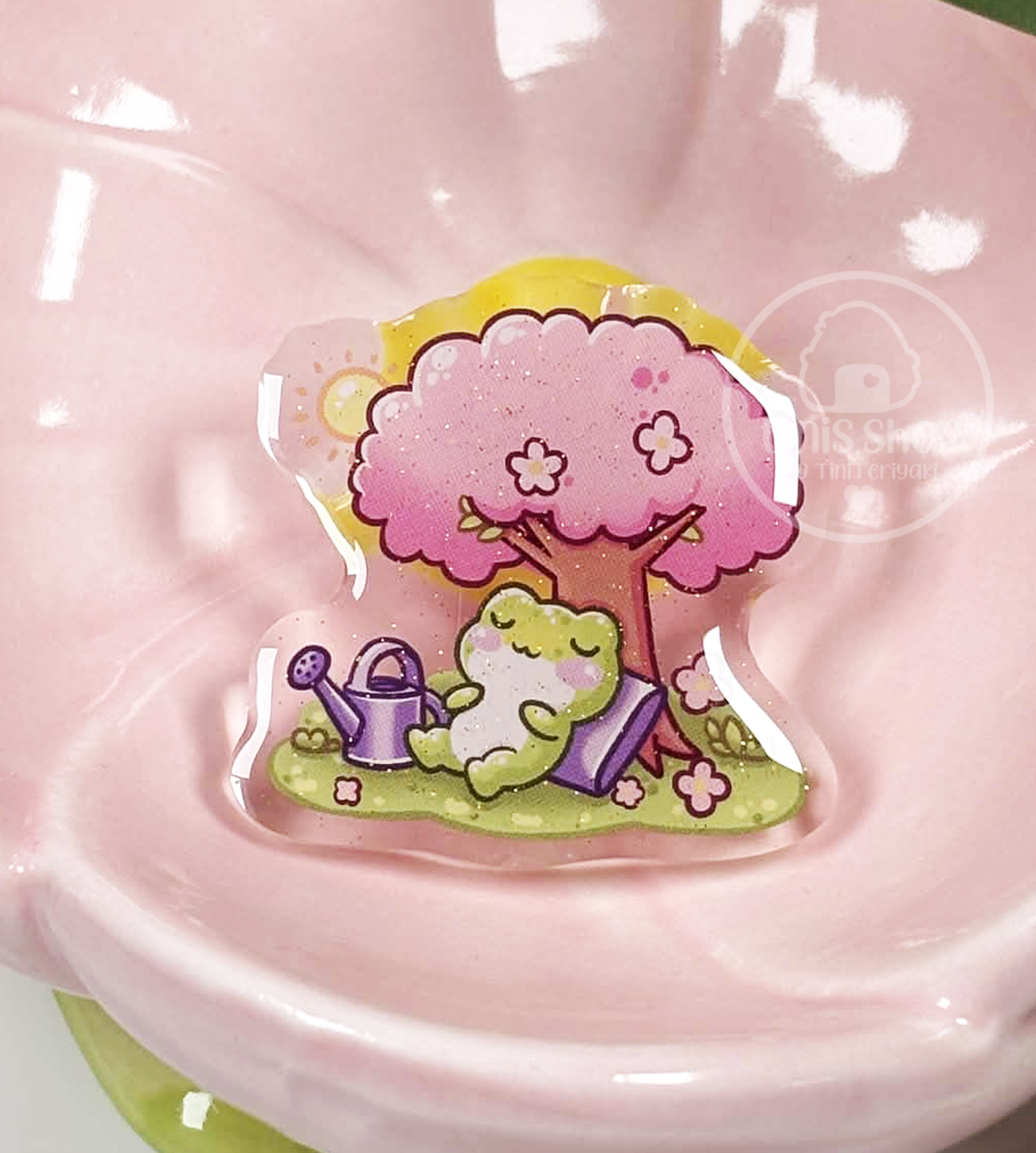 Froschi Garten - Acrylic Pin