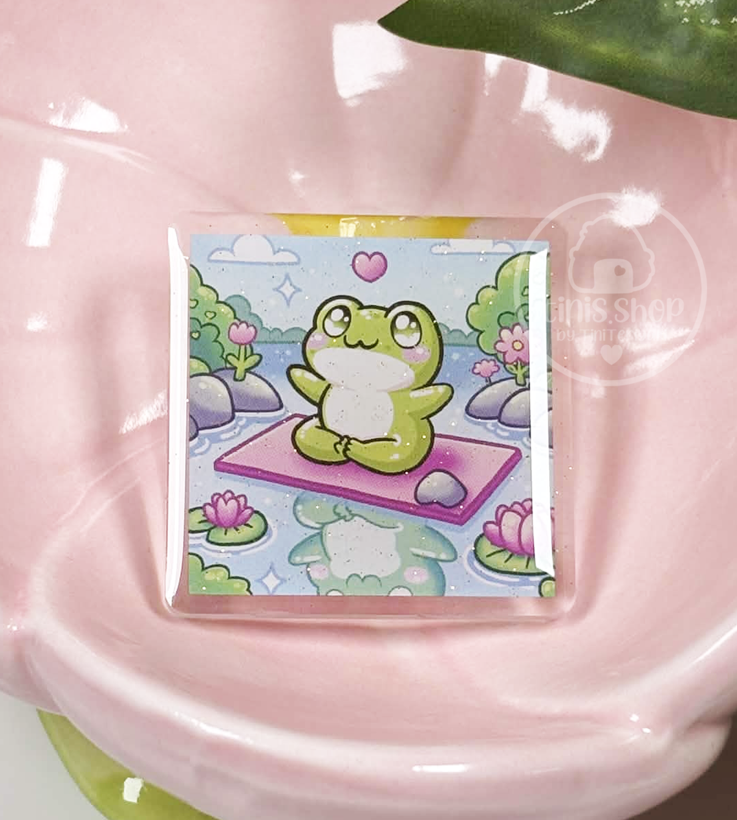 Froschi Yoga - Acrylic Pin