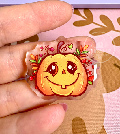 Kürbis - Acrylic Pin