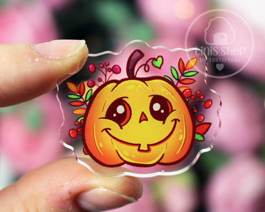 Kürbis - Acrylic Pin