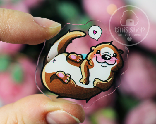 Otter - Acrylic Pin