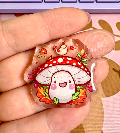 Vogelpilz - Acrylic Pin