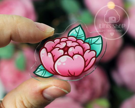 Pfingstrose - Acrylic Pin