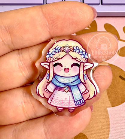 Prinzessin von Myrule im Winter - Acrylic Pin