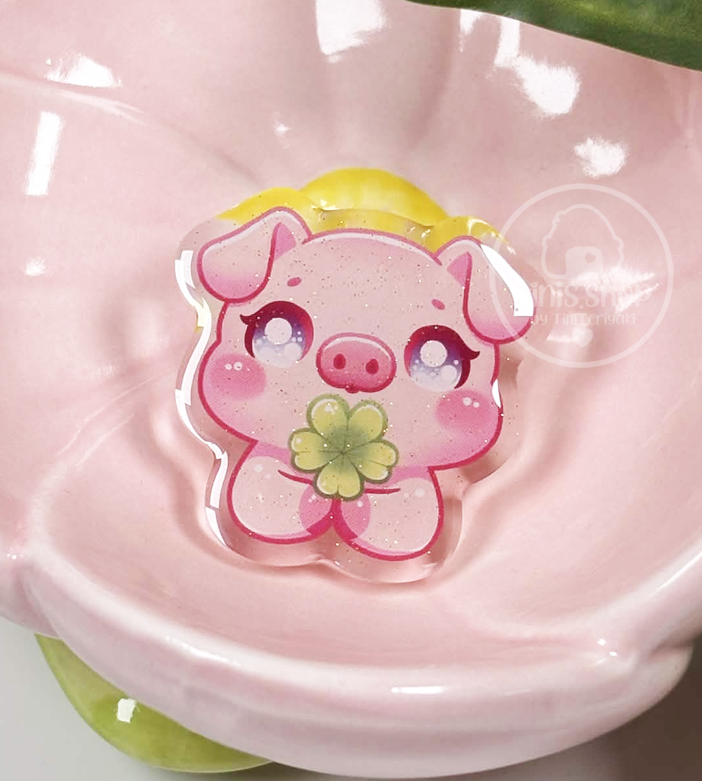 Schweinchen Glück - Acrylic Pin