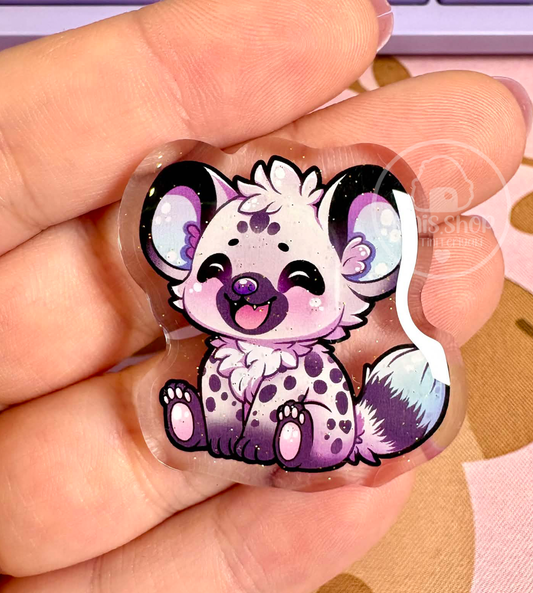 Tüpfelhyäne - Acrylic Pin
