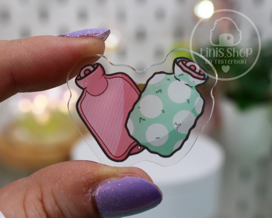 Wärmflaschen - Acrylic Pin