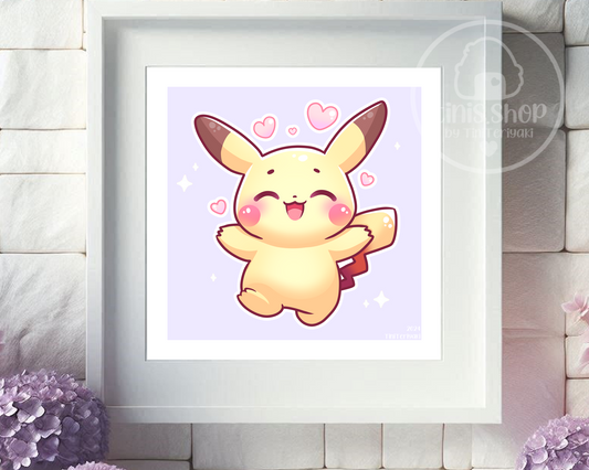 Gelbes Mäuschen - Art Print