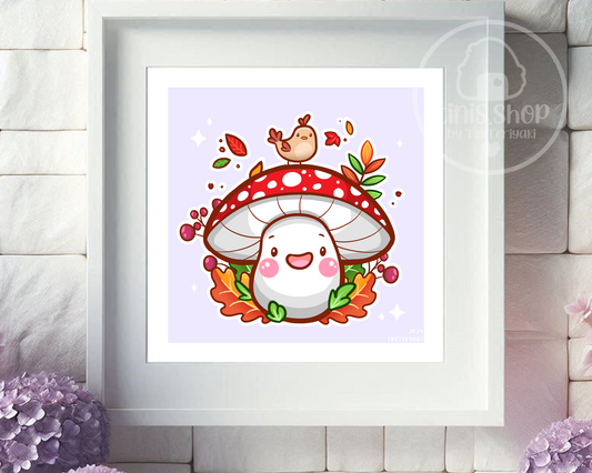 Vogelpilz - Art Print