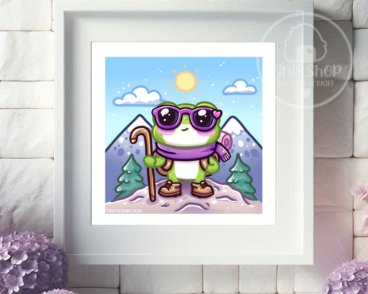 Froschi Wanderlust - Art Print