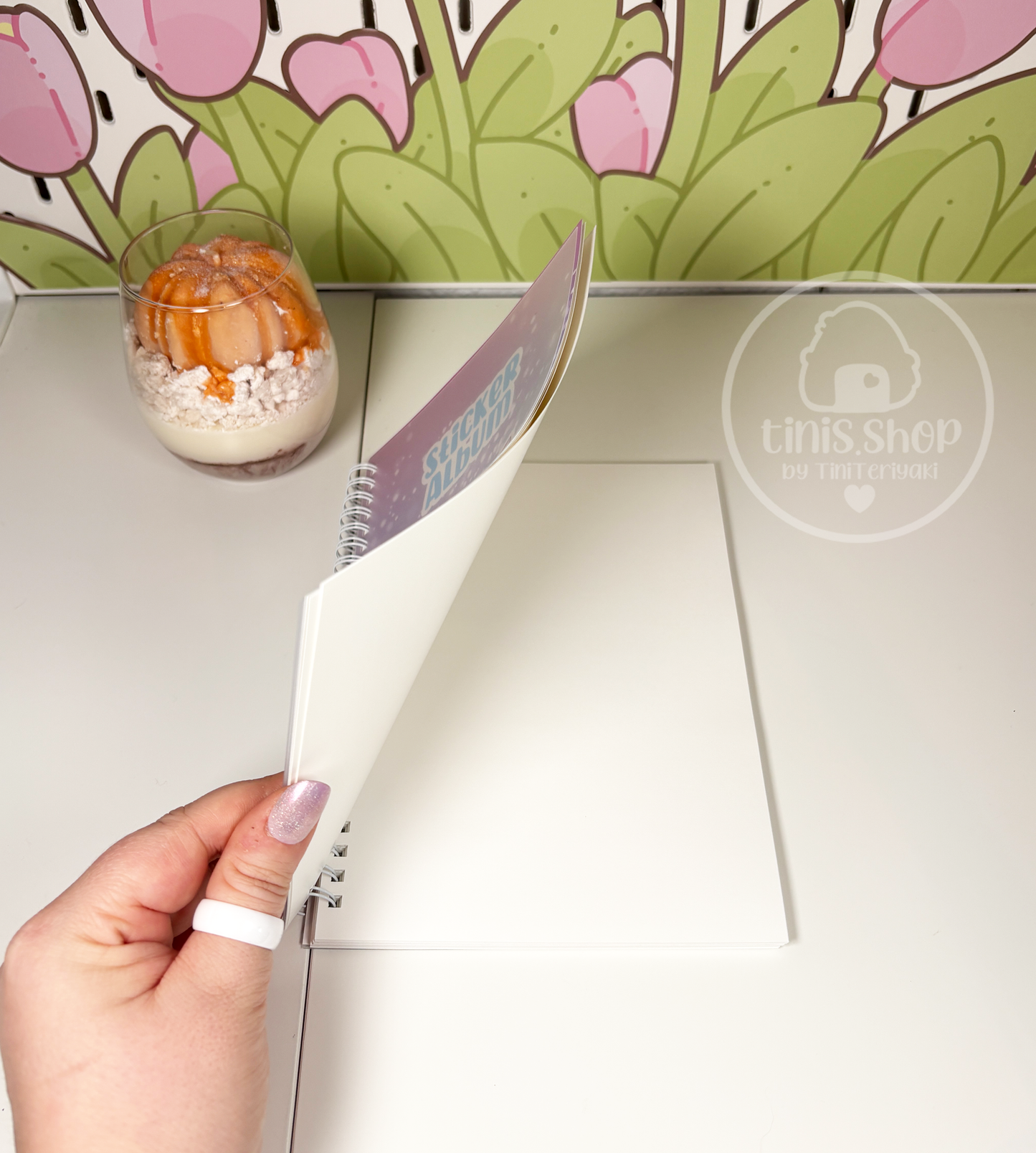 Lila Geist Sakura Collection - Stickeralbum