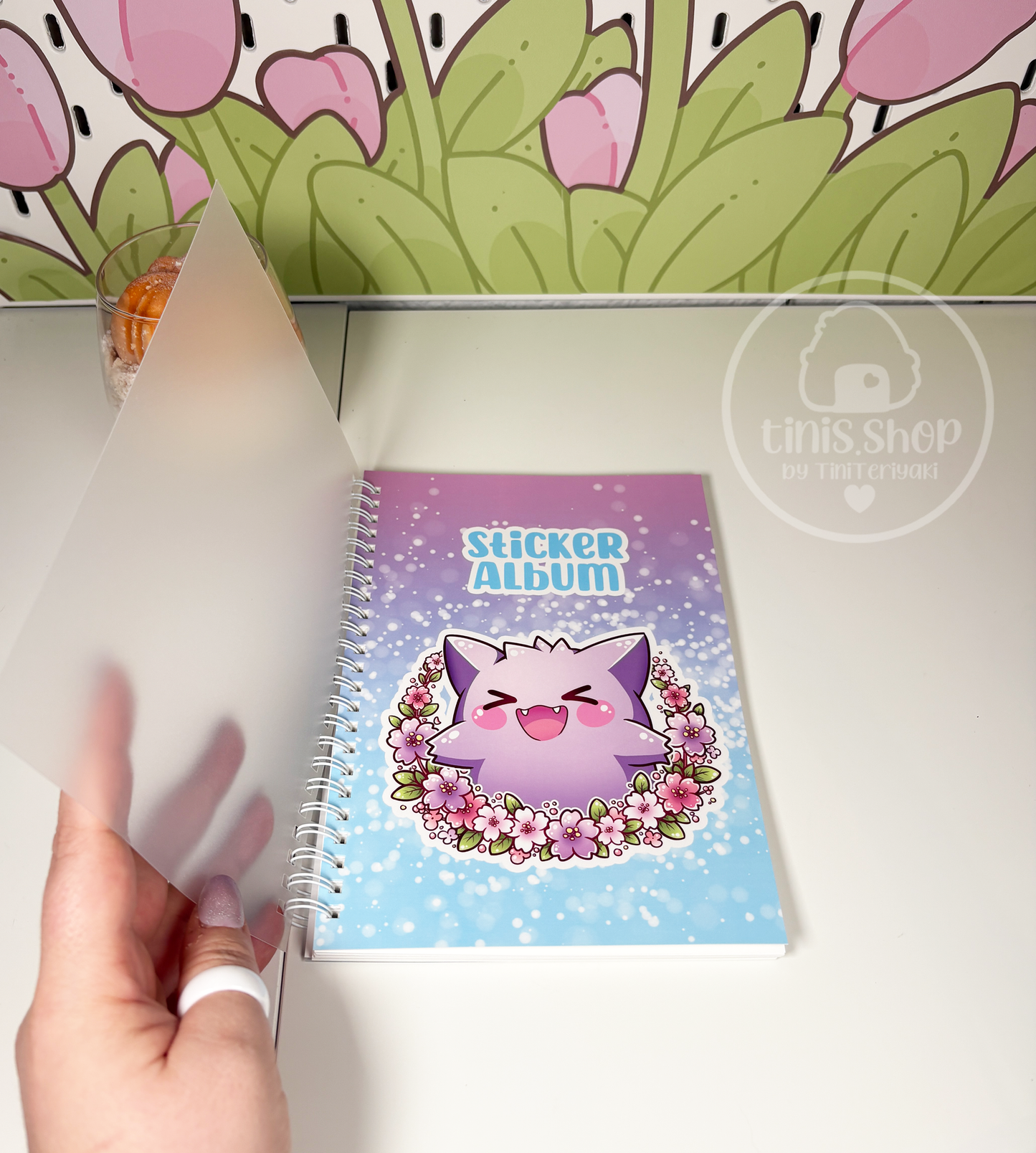 Lila Geist Sakura Collection - Stickeralbum