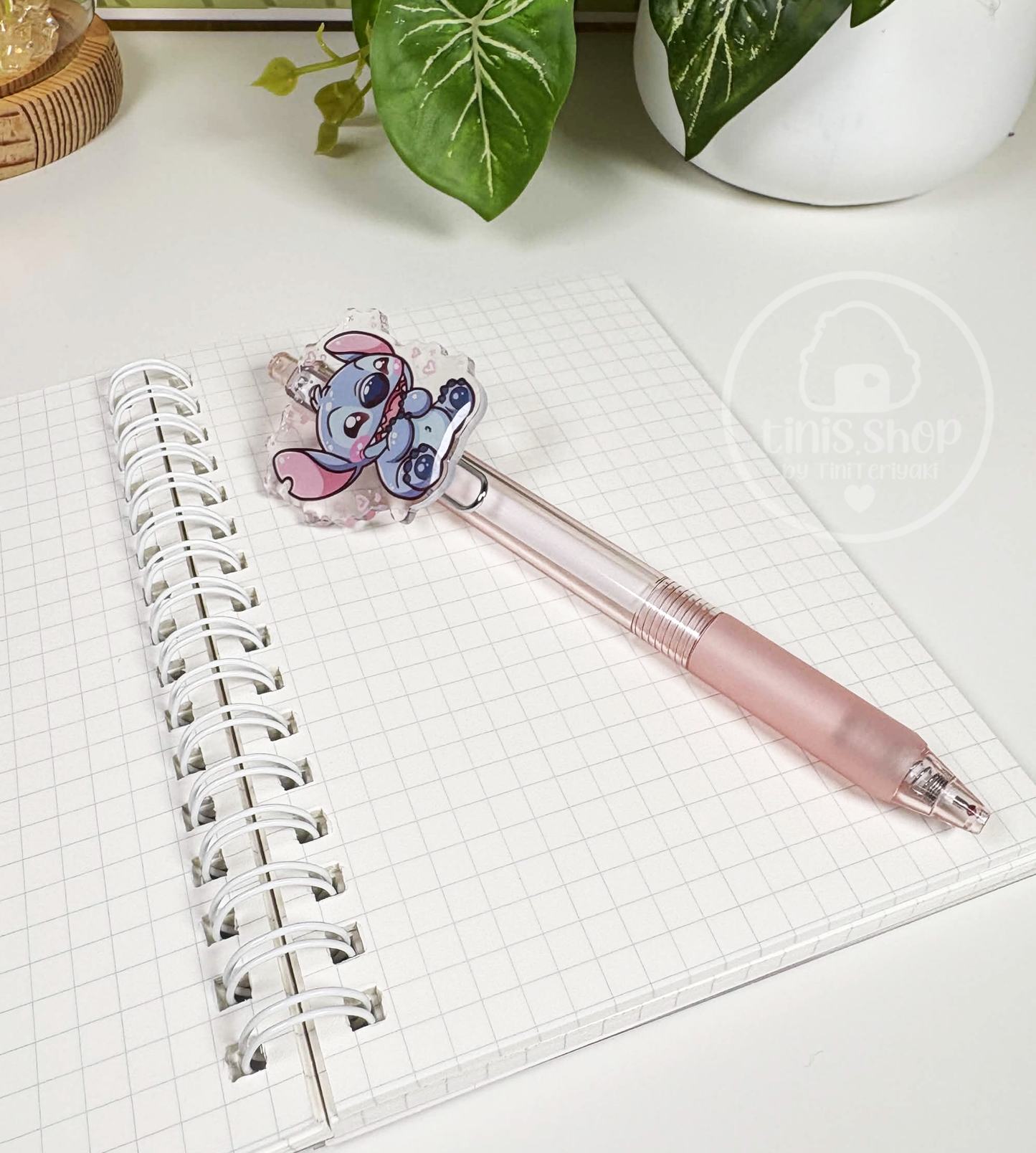 Blauer Koala - Stift Rosa