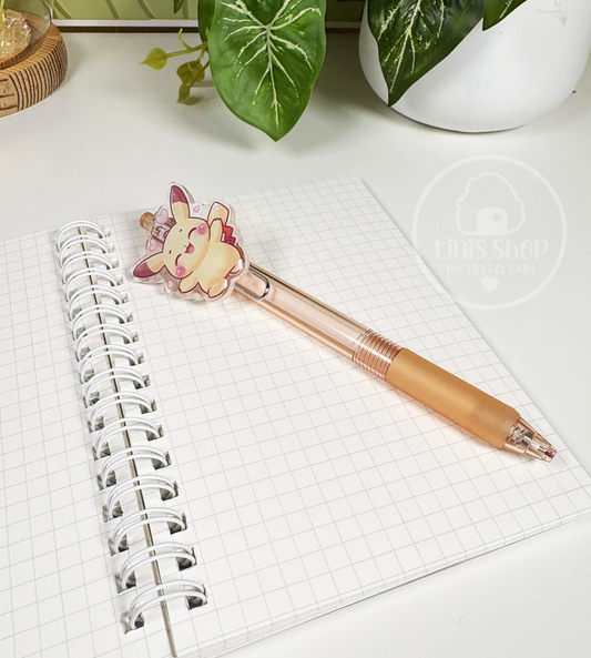 Gelbes Mäuschen - Stift orange